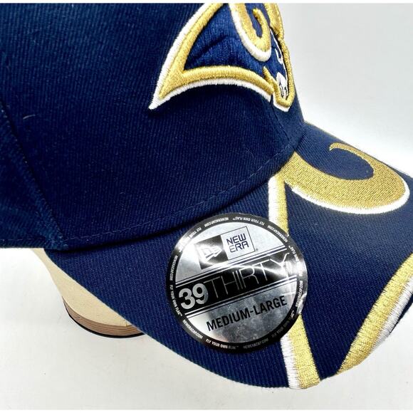 Brand New St Louis Rams 39thirty Fitted Cap Baseball Hat Size Medium-Large - Picture 7 of 12